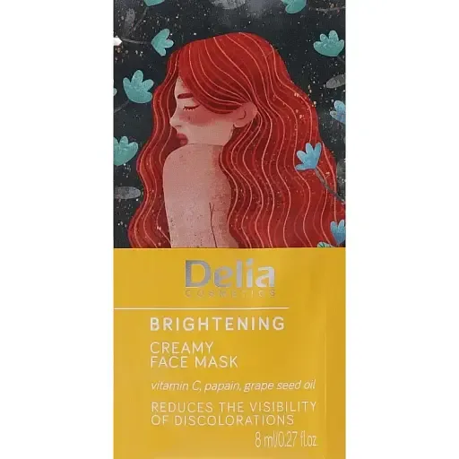 Маска для обличчя Delia Cosmetics Brightening Creamy Face Mask 8 мл