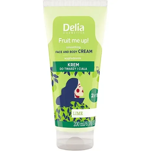 Крем для обличчя та тіла Delia Cosmetics Fruit Me Up! з ароматом лайму 200 мл