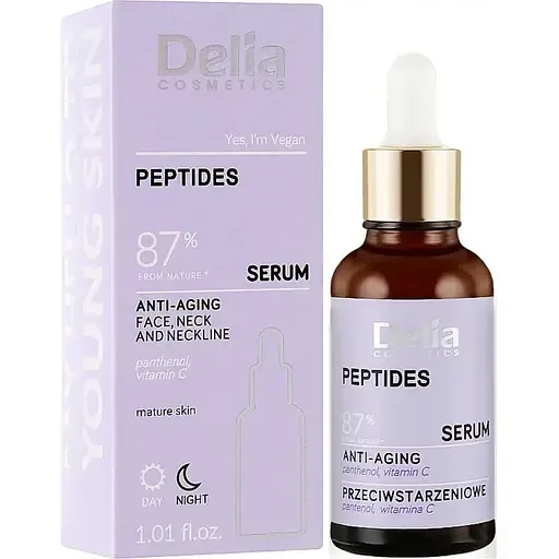 Сироватка проти зморшок Delia Cosmetics Serumм з пептідами 30 мл
