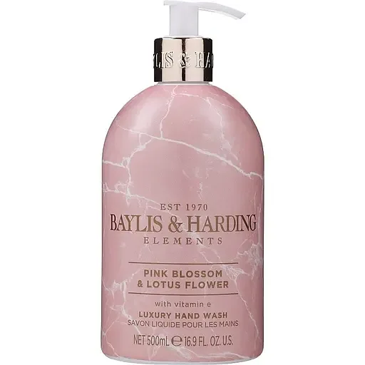 Baylis & Harding Elements Pink Blossom & Lotus Flower рідке мило для рук 500 мл