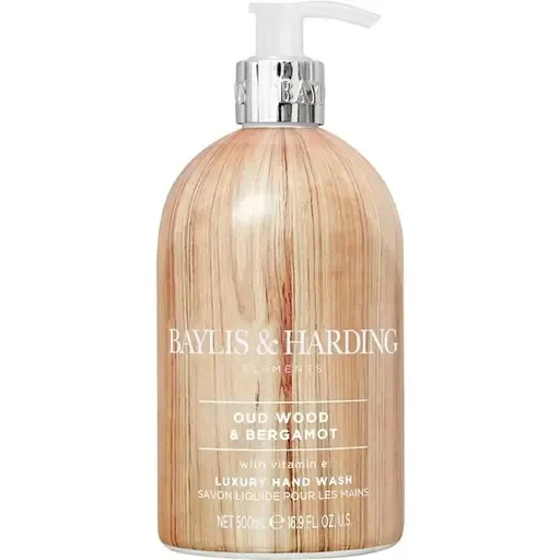 Рідке мило для рук Baylis & Harding Elements Oud Wood & Bergamot 500 мл