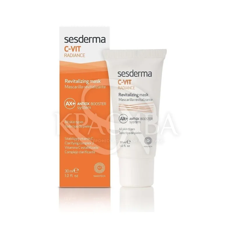 Ревіталізіруюча маска для сяйва шкіри Sesderma Laboratories C-Vit Radiance Facial Revitalizing Mask 30 мл
