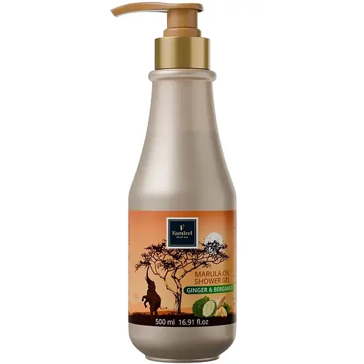 Гель для душу Famirel Marula Oil Імбир і Бергамот 500 мл