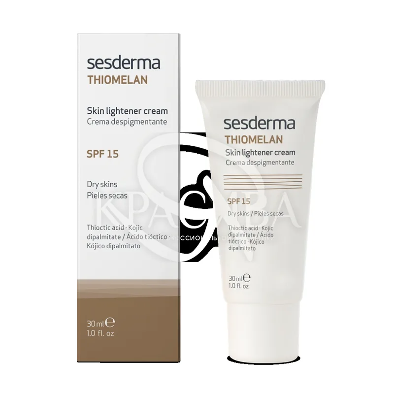 Освітлювальний крем - SeSDerma Thiomelan Skin Lightener Cream SPF 15