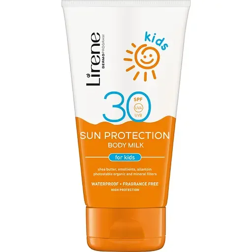 Сонцезахисне молочко Lirene для дітей SPF30, 150 мл