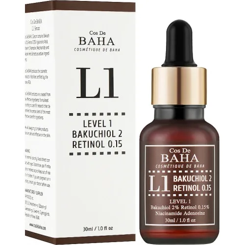 Cos De Baha Bakuchiol Retinol Serum L1 – антивікова сироватка для обличчя 30 мл