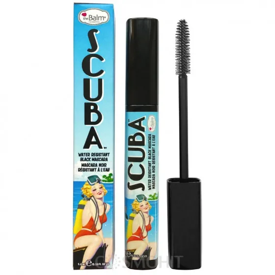 TheBalm Scuba Water Resistant Black Mascara - Водостійка туш для вій