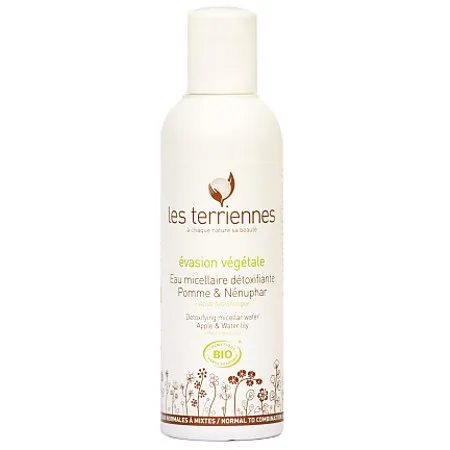 Les Terriennes Detoxifying micellar water Apple & Water lily - Зволожуюча очищає мицеллярная вода Яблуко / Лілія