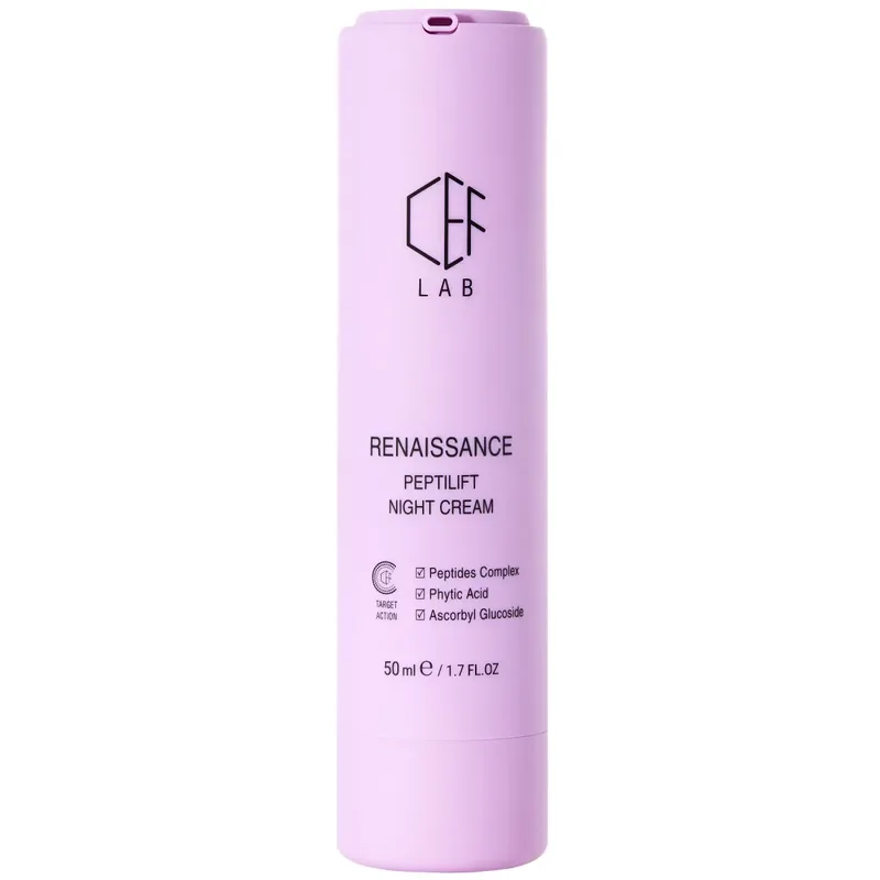 Пептидний нічний ліфтинг-крем CEF Lab Renaissance Peptilift Night Cream