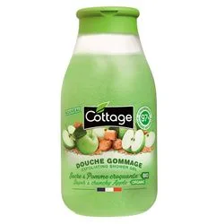 Гель-ексфоліант для душу "Цукор і хрустке яблуко" Cottage Exfoliating Shower Gel Sugar and Crunchy Apple