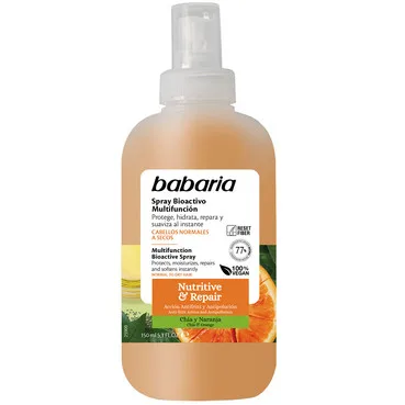 Спрей для волосся мультифункціональний біоактивний Babaria Multifuncion Spray Bioactivo Nutritive & Repair