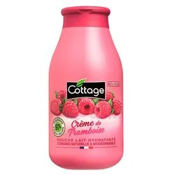 Молочко для душу зволожуюче "Малинові вершки" Cottage Moisturizing Shower Milk Creme De Framboise