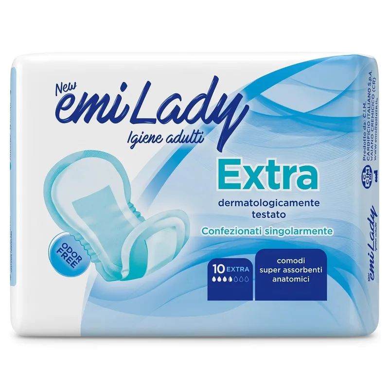 Урологічні прокладки жіночі Emi Lady Extra 4 краплі 10 шт. (000007147)