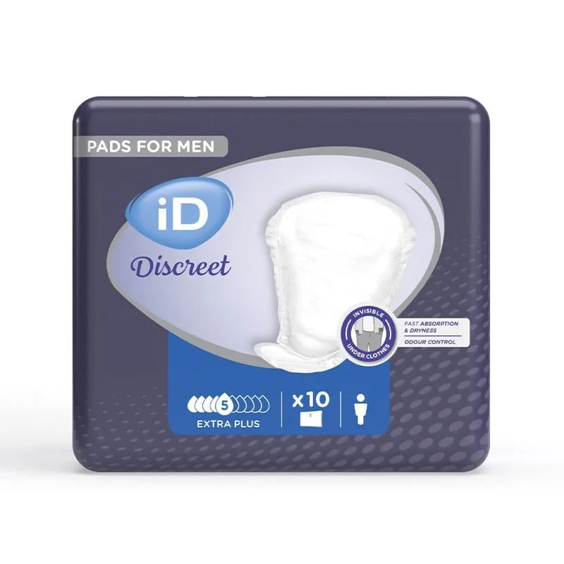 Прокладки чоловічі урологічні iD Discreet Extra Plus 10 шт.