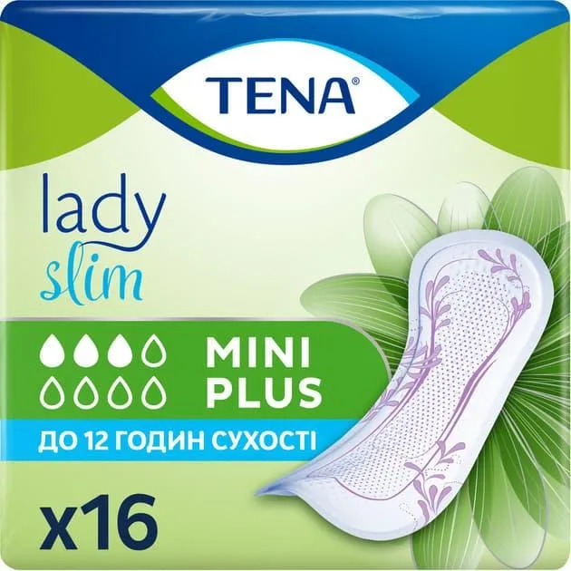 Урологічні прокладки Tena Lady Slim Mini Plus, 16 шт