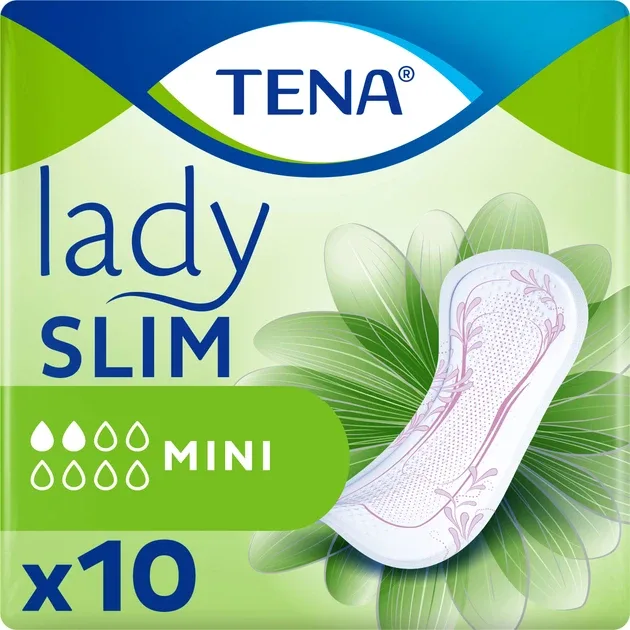 Урологічні прокладки жіночі TENA Lady Slim Mini 2 краплі 20 шт. (000006668)