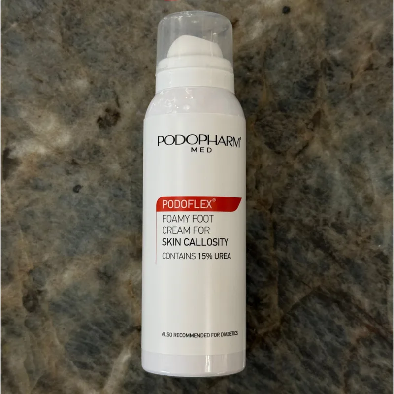 Podopharm Podoflex Foamy Foot Cream For Skin Callosity Крем-пінка для ніг від мозолів 125 мл.
