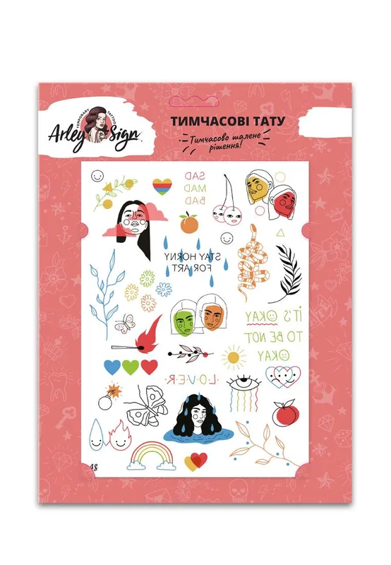 Тимчасове тату Arley Sign Тимчасова еклектика (1115)