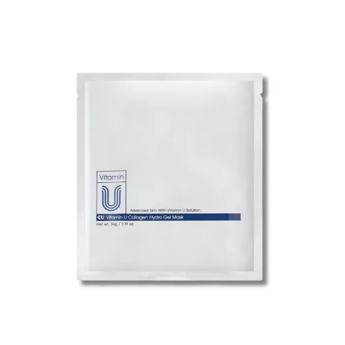 Гідрогелева маска подвійної дії для наповнення та сяйва шкіри - Cuskin Vitamin U Collagen Hydro Gel Mask