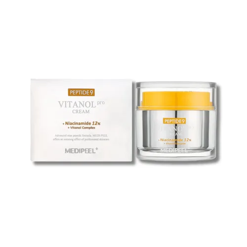 Крем для обличчя з пептидами з вітамінним комплексом - Medi-Peel Peptide 9 Vitanol Pro Cream 80ml