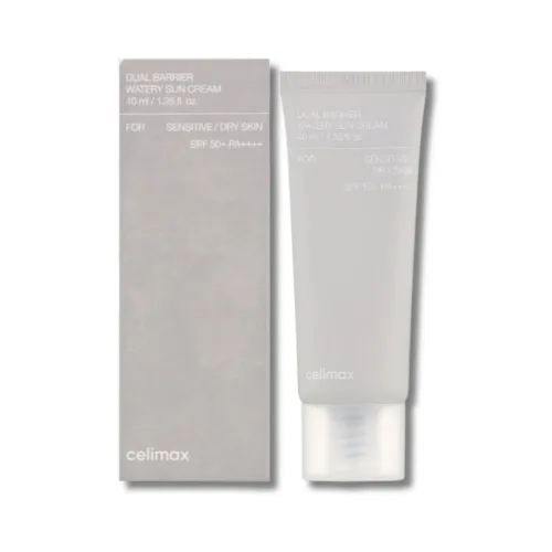 Сонцезахисний крем для сухої та чутливої шкіри - Celimax Dual Barrier Watery Sun Cream 80ml
