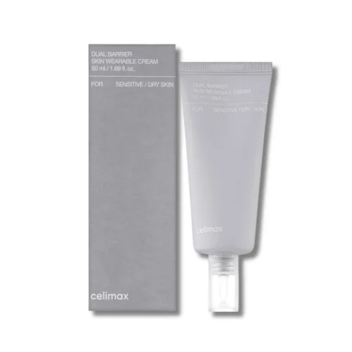 Відновлюючий крем для чутливої та сухої шкіри - Celimax Dual Barrier Skin Wearable Cream 15ml