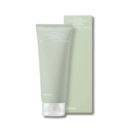 Очищаюча пінка для проблемної шкіри - Celimax Ji Woo Gae Cica BHA Acne Foam Cleansing 50ml
