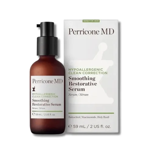 Розгладжуюча сироватка для обличчя - Perricone MD Hypoallergenic Clean Correction Smoothing Restorative Serum