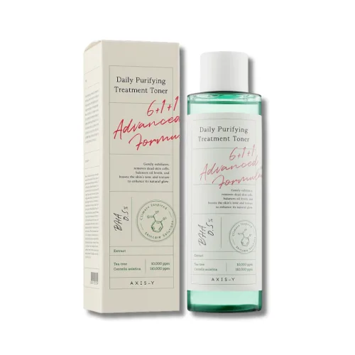 Відлущуючий тонер з центеллою та BHA-кислотою - AXIS-Y Daily Purifying Treatment Toner, 200 мл