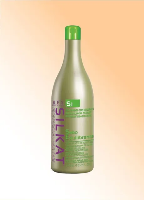 Шампунь з протеїнами для жирного волосся S1 Silkat Protein (Італія)