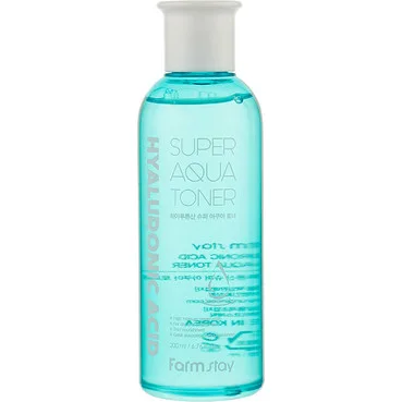 Суперзволожуючий тонер для обличчя з гіалуроновою кислотою FarmStay Hyaluronic Acid Super Aqua Toner