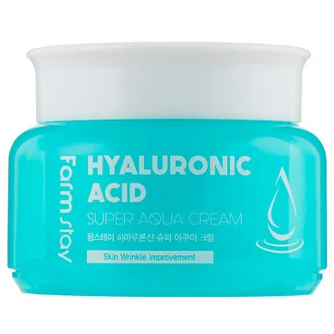 Суперзволожуючий крем для обличчя з гіалуроновою кислотою FarmStay Hyaluronic Acid Super Aqua Cream