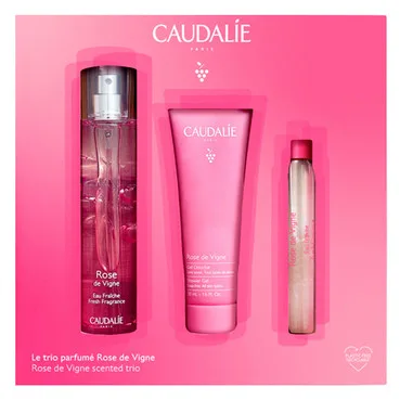 Набір Rose de VigneCaudalie Rose De Vigne Set (sh/gel/50ml + edt/10ml + edt/50ml)