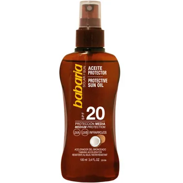 Олія сонцезахисна для посилення засмаги з SPF 20