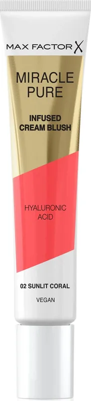 Рум’яна для обличчя MAX FACTOR MIRACLE PURE 02 Sunlit Coral 15 мл