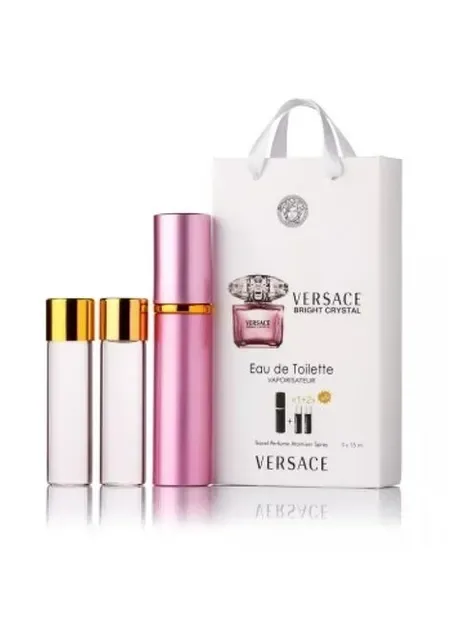 Жіночий фруктовий парфум Versace Bright Crystal 3x15ml - Trio Bag No Brand (381508486)