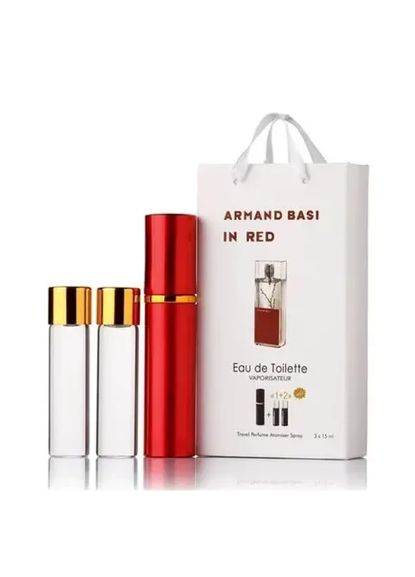 Жіночий деревний парфум Armand Basi in Red edt 3x15ml - Trio Bag No Brand (381508577)