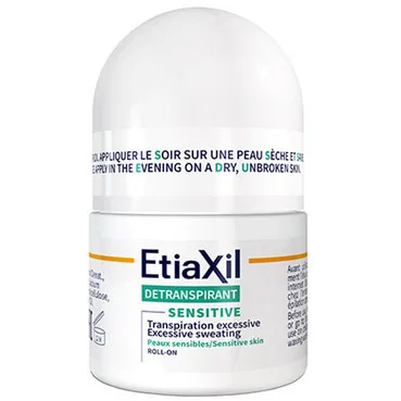Антиперспірант тривалої дії для чутливої шкіри Etiaxil Antiperspirant Treatment Sensitive Skin Armpits Roll-On