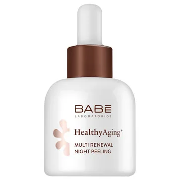 Мультионовлюючий нічний пілінг з AHA кислотами та Ретинолом Babe Laboratorios Healthy Aging Multi Renewal Night Peeling