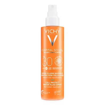Сонцезахисний водостійкий спрей-флюїд для тіла, SPF 30