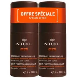 Набір для чоловіків "Nuxe Deo Men" Nuxe Men Deodorant 24Hr Protection Kit (deodorant/2*50ml)