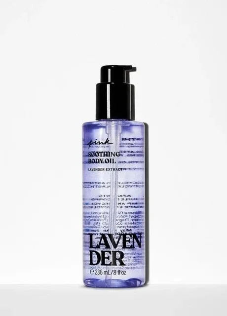 Парфумована олія для тіла Victoria's secret Lavender soothing body oil 236 ml Pink (268218639)