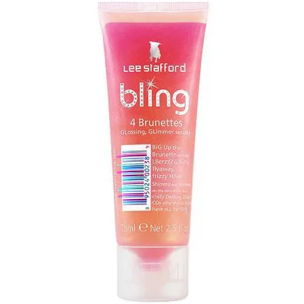 Lee Stafford Bling 4 Brunettes Glossing Glimmer Serum - Мерехтлива сироватка для темного волосся