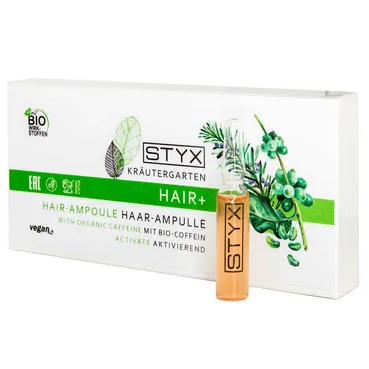 Ампули для волосся з біо-кофеїном Styx Naturсosmetic Hair-Ampoule Mit Melisse