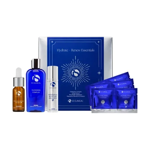 Набір для зволоження та відновлення шкіри обличчя IS CLINICAL Hydrate + Renew Essentials