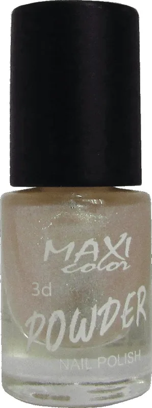 Лак для нігтів Maxi Color 3D Powder 01, 6 мл