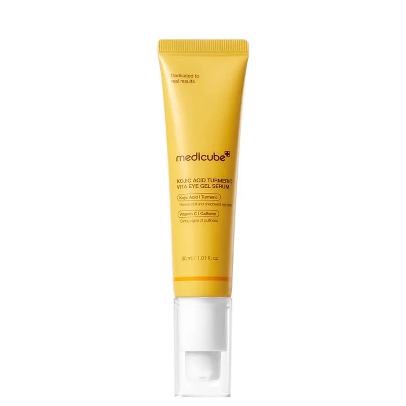 Medicube Kojic Acid Turmeric Vita Eye Gel Serum — Освітлююча сироватка для повік з койєвою кислотою