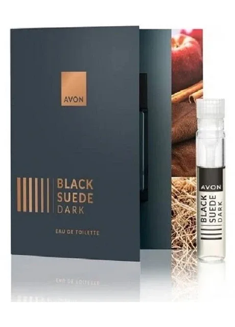Туалетна вода Black Suede Dark - листівка з пробним зразком 0.6 мл Avon (302661768)