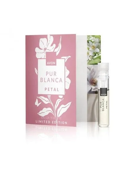 Листівка з п/зр Туалетна вода Pur Blanca Petal 0,6 мл Avon (343053312)