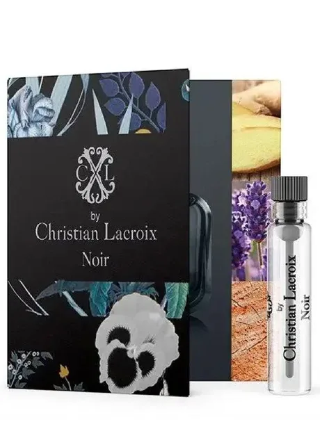 Туалетна вода Christian Lacroix Noir для чоловіків - листівка з пробним зразком 0.6 мл Avon (315750346)